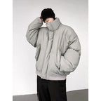 Men’s Turtleneck Cotton-Padded Winter Parka – High-End Warm Outerwear