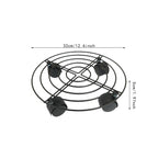 Rolling Plant Stand with Wheels Plant Pallet Caddies Flower Pot Mover for Potted Trees