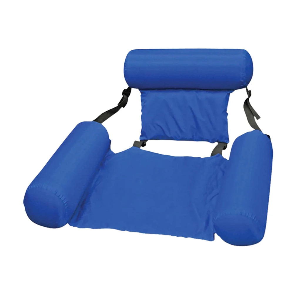 Inflatable Water Hammock Floating Bed – Portable Pool Lounge Chair for Adults