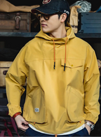 Maden Casual Outdoor Multi-Pocket Hooded Jacket – Men’s Spring & Fall Parka