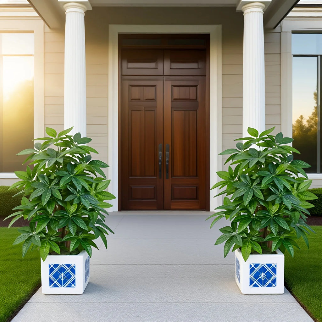 1pc Realistic Large Artificial Green Money Tree Palm – Outdoor Garden & Event Decoration
