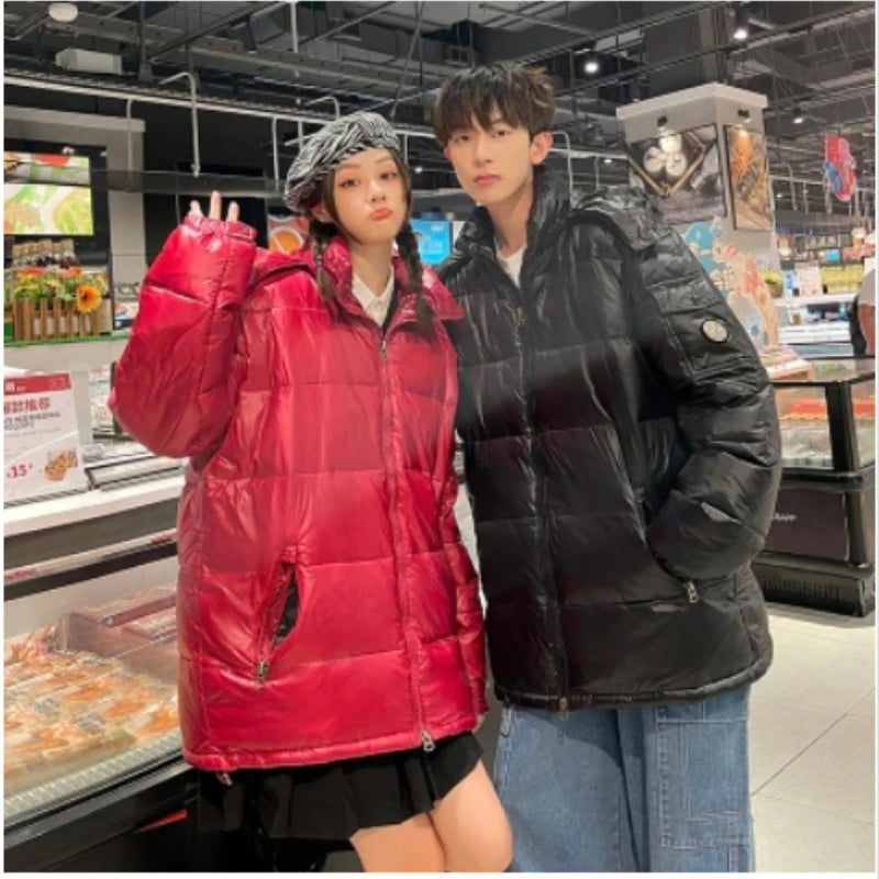 2025 Winter New Puffer Jacket – Unisex Duck Down Hooded Coat