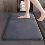 Thickened Super Absorbent Bathroom Floor Mat – Non-Slip Quick Dry Flannel Rug