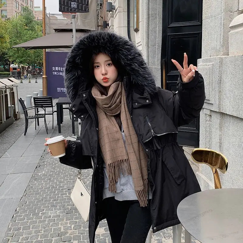 2025 New Winter Thicken Parkas with Wool Liner & Fur Collar