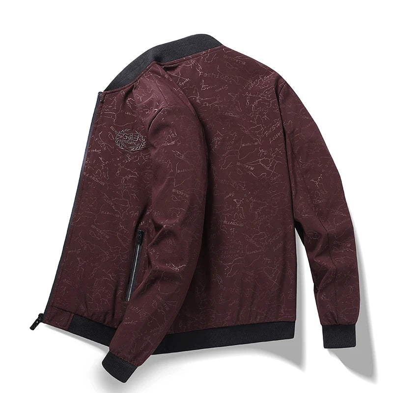 Veste décontractée grande taille pour homme – Manteau zippé coupe ample avec doublure polaire en option