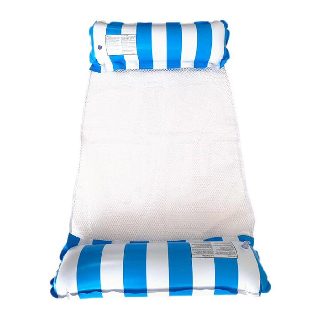 Inflatable Water Hammock Floating Bed – Portable Pool Lounge Chair for Adults