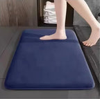 Thickened Super Absorbent Bathroom Floor Mat – Non-Slip Quick Dry Flannel Rug