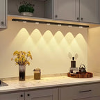 Bandes lumineuses LED à induction intelligentes – Éclairage d'armoire, de penderie et de chevet avec détecteur de mouvement