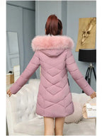 Winter New Fashion Long Cotton-Padded Coat – Women’s Casual Hooded Parka