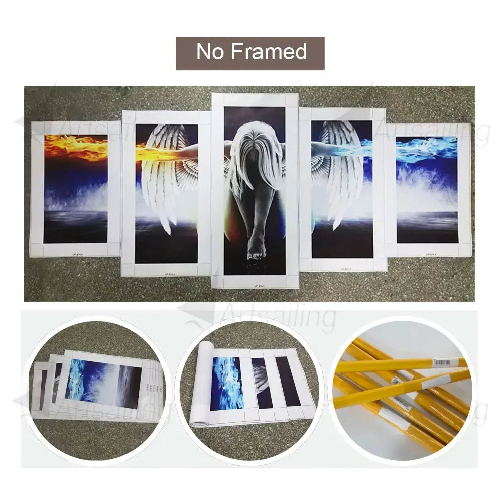 3PCS Framed Islamic Wall Art – Beige Arabic Calligraphy Canvas Prints for Home, Bedroom & Living Room Decor