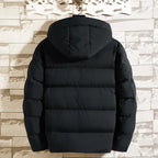 Men’s Trendy Short Cotton Jacket – Korean Style Loose Fit Winter Coat, Casual Autumn Outerwear