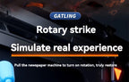 Rotating Spitfire Gatling Electric Water Gun – High-Pressure Continuous Pulse Water Blaster