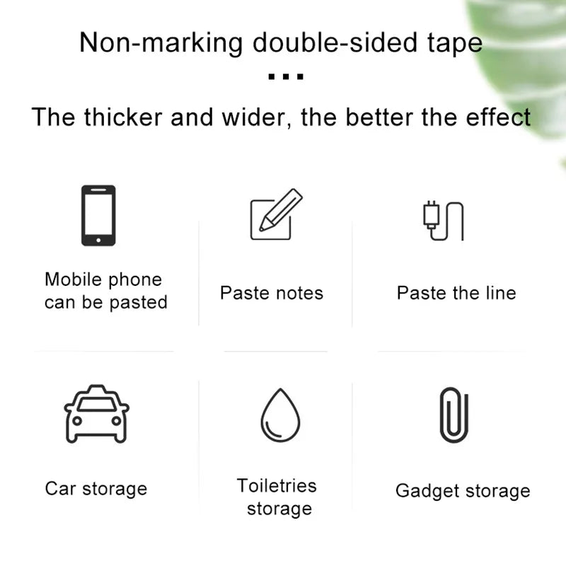 Nano Double-Sided Adhesive Tape – Extra Strong Reusable Waterproof Clear Mounting Tape
