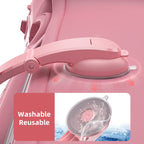 Wall Mounted Foldable Hair Dryer Holder – Adjustable Heat Resistant Rotating Storage Rack