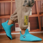 Men's Winter High-Top Plush Slippers – Warm, Lightweight & Non-Slip Indoor Outdoor Shoes