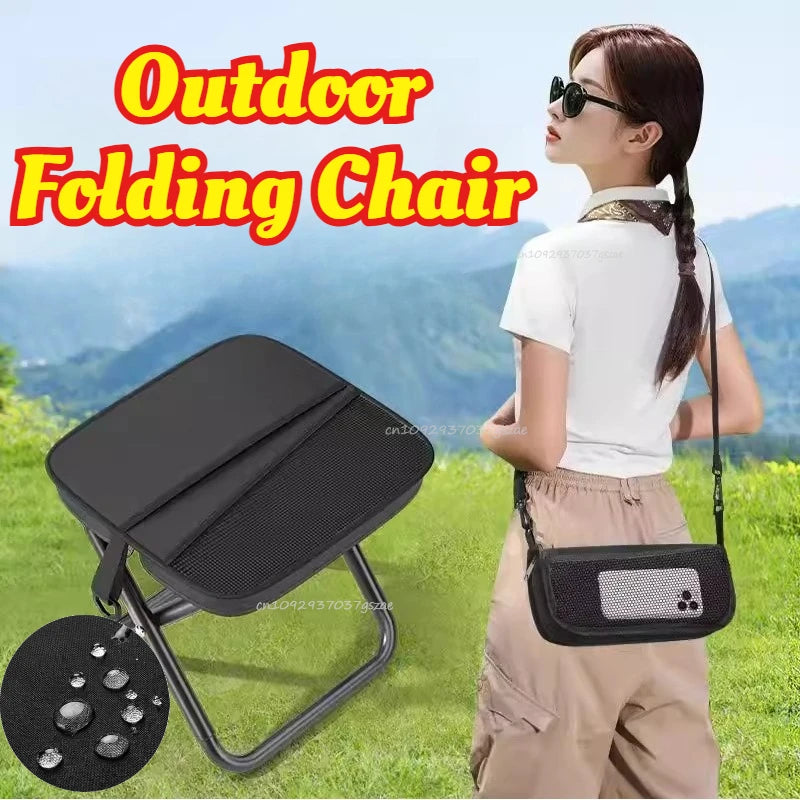 Lightweight Folding Tourist Chair – Portable Heavy-Duty Outdoor Camping & Fishing Stool