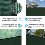 Green Fence Privacy Screen Windscreen – Heavy Duty Outdoor Privacy Barrier