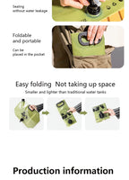 8L Large Capacity Outdoor Folding Water Bag – Portable Camping Water Storage Solution