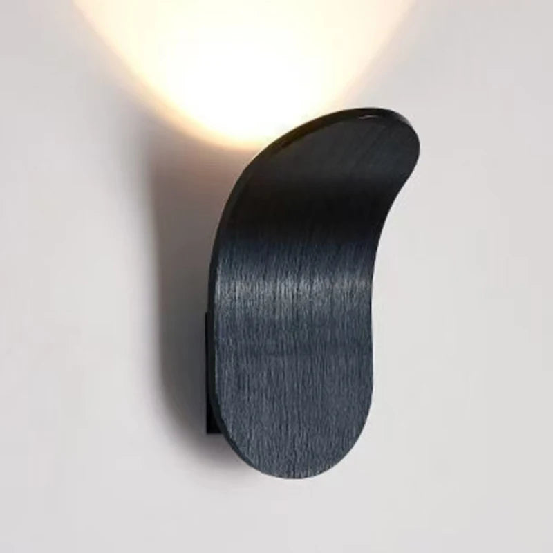 Nordic Modern LED Wall Lamp – Skateboard Design Bedside & Living Room Light