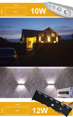 Waterproof IP65 LED Wall Lamp – 8W/12W Aluminum Outdoor Garden & Indoor Light for Bedroom, Living Room, Stairs