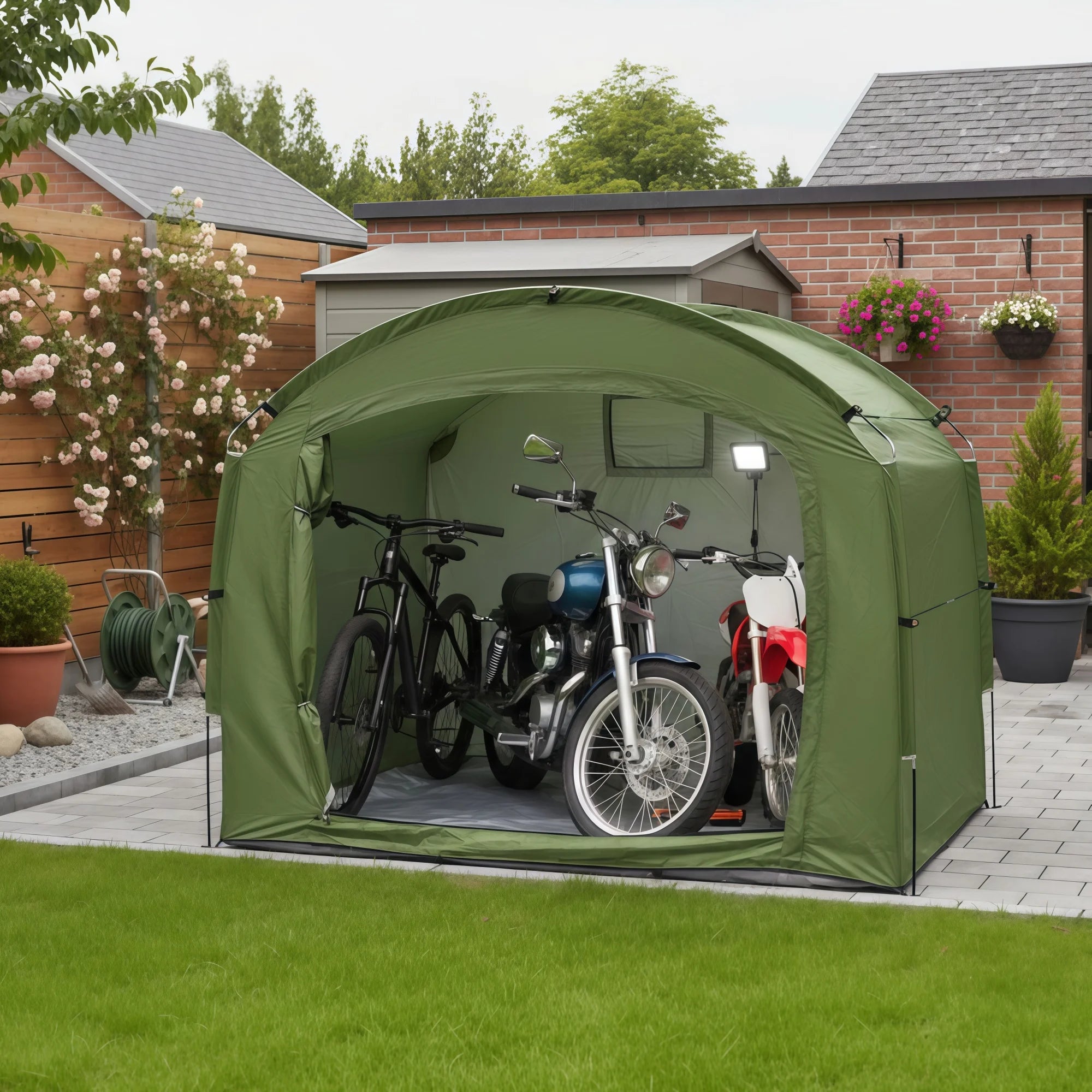 Abri de vélo extérieur – Tente de protection individuelle portable