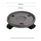 260mm Plant Mover With Wheels Plant Support Roller Universal Flower Pot Wheels Base Movable Tray Plant Stand With Rollers