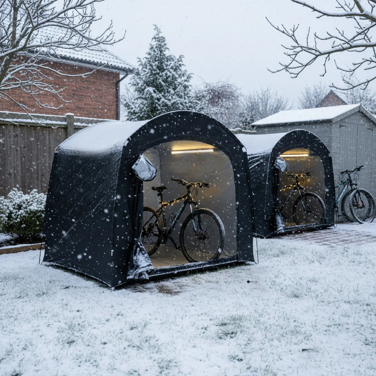 Outdoor Bike Shelter Tent – Portable Personal Protection Canopy