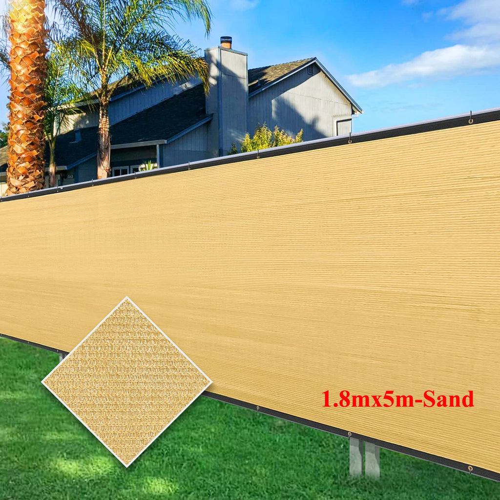 Green Fence Privacy Screen Windscreen – Heavy Duty Outdoor Privacy Barrier