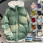 Men’s Winter Down Jacket – Thick Warm White Duck Down Puffer Coat with Hood, Windproof & Cold-Proof