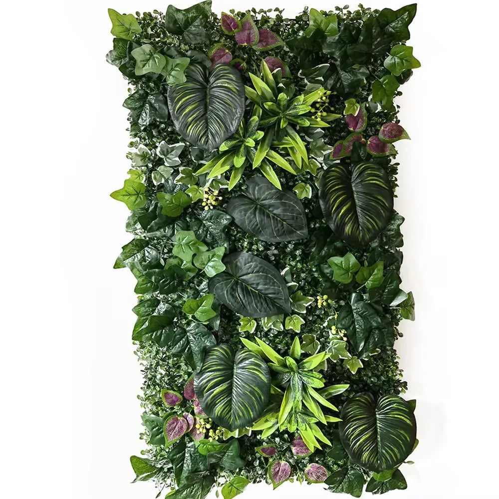 50 × 100cm Artificial Grass Wall Panel – Realistic Faux Greenery Plant Mat for Home, Wedding & Garden Decoration