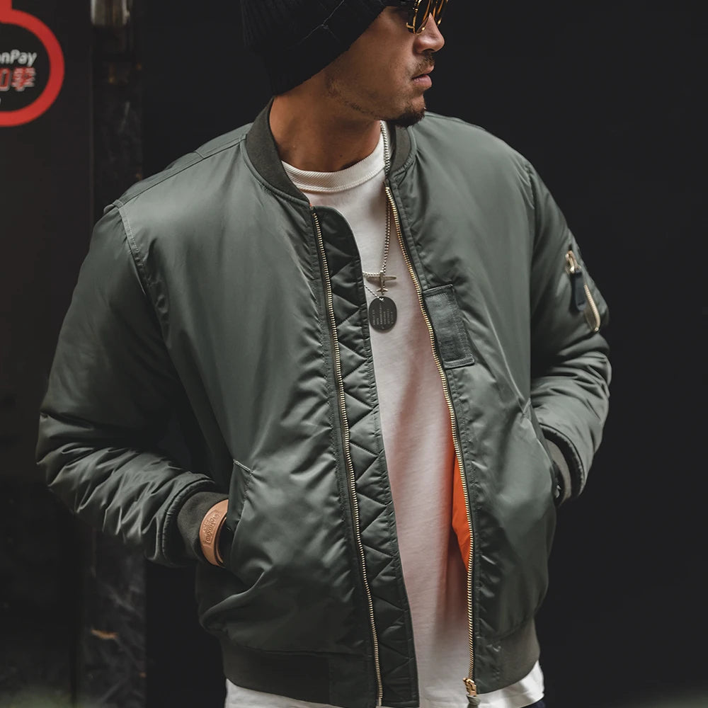 Maden MA1 Pilot Cotton Jacket – Warm & Casual Winter Coat