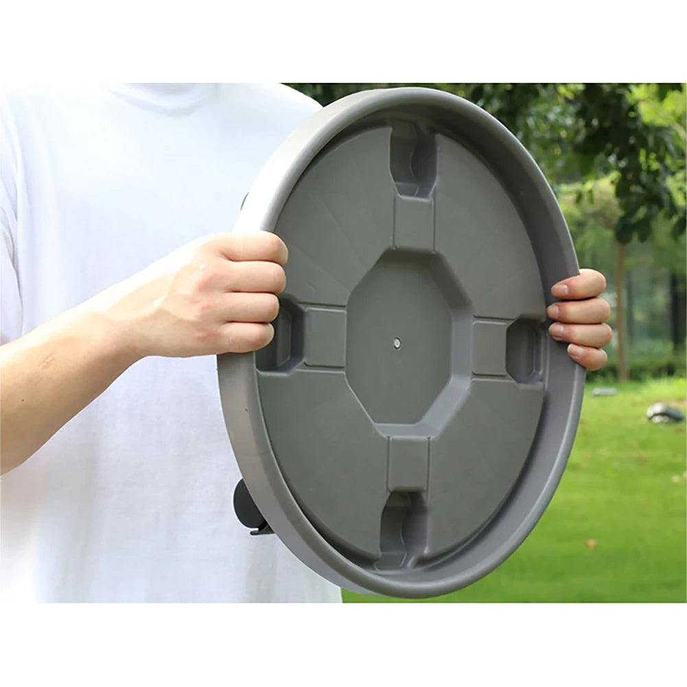 260mm Plant Mover With Wheels Plant Support Roller Universal Flower Pot Wheels Base Movable Tray Plant Stand With Rollers