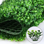 40X60cm 3D Artificial Green Plant Wall Panel – Realistic Grass Flower Wall Background Decor for Wedding, Garden & Outdoor Events