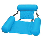 Inflatable Water Hammock Floating Bed – Portable Pool Lounge Chair for Adults