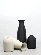 2PCS Boho Decorative Dry Vases – Modern Art Ornaments for Home, Office, Entryway & Shelf Decor