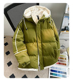 Men’s Winter Down Jacket – Thick Warm White Duck Down Puffer Coat with Hood, Windproof & Cold-Proof