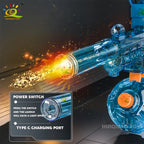 Automatic Electric Water Sprayer Toy with Flashing Lights – Summer Outdoor Pool & Beach Water Play for Kids and Adults