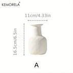 Vase Nordique en Céramique Creux Circulaire Donuts Pot de Fleurs Décoration Maison Salon Accessoires Décoration Intérieure Bureau Cadeau