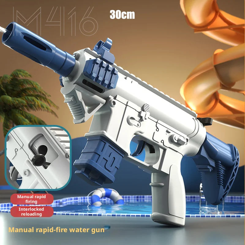 M416 Manual Water Gun – Summer Outdoor Water Fight Toy