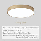 Macaron LED Nordic Ceiling Light – Modern Minimalist Lighting for Home