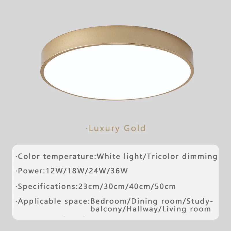 Macaron LED Nordic Ceiling Light – Modern Minimalist Lighting for Home