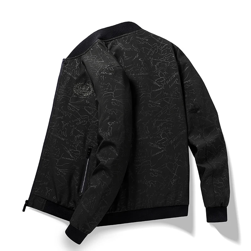 Veste décontractée grande taille pour homme – Manteau zippé coupe ample avec doublure polaire en option