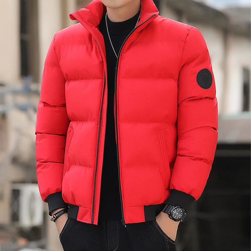 Men’s Autumn Winter Windbreaker Jacket – Warm Casual Parka
