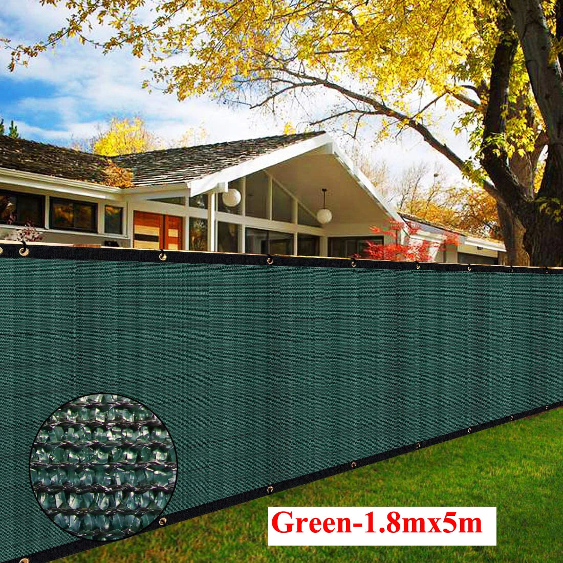 Green Fence Privacy Screen Windscreen – Heavy Duty Outdoor Privacy Barrier