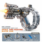 Simulated Recoil Electric Water Gun Toy with Automatic Lights & Water Spray Feature