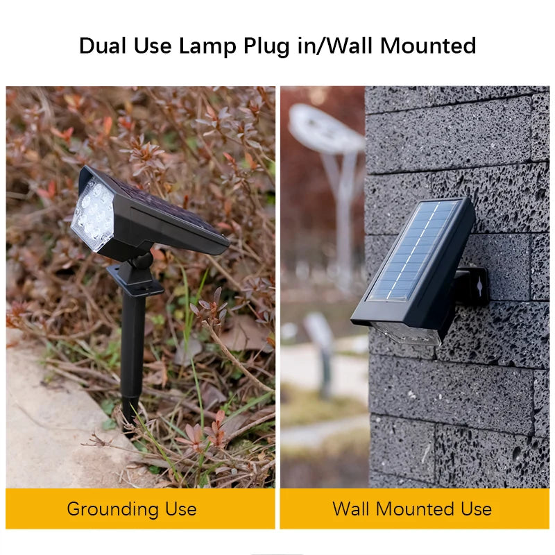 10 LEDs Waterproof Outdoor Solar Spotlight