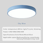 Macaron LED Nordic Ceiling Light – Modern Minimalist Lighting for Home