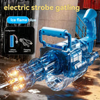 Rotating Spitfire Gatling Electric Water Gun – High-Pressure Continuous Pulse Water Blaster