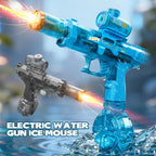Electric Water Gun Automatic Continuous Firing – Long Range Water Blaster with Lights