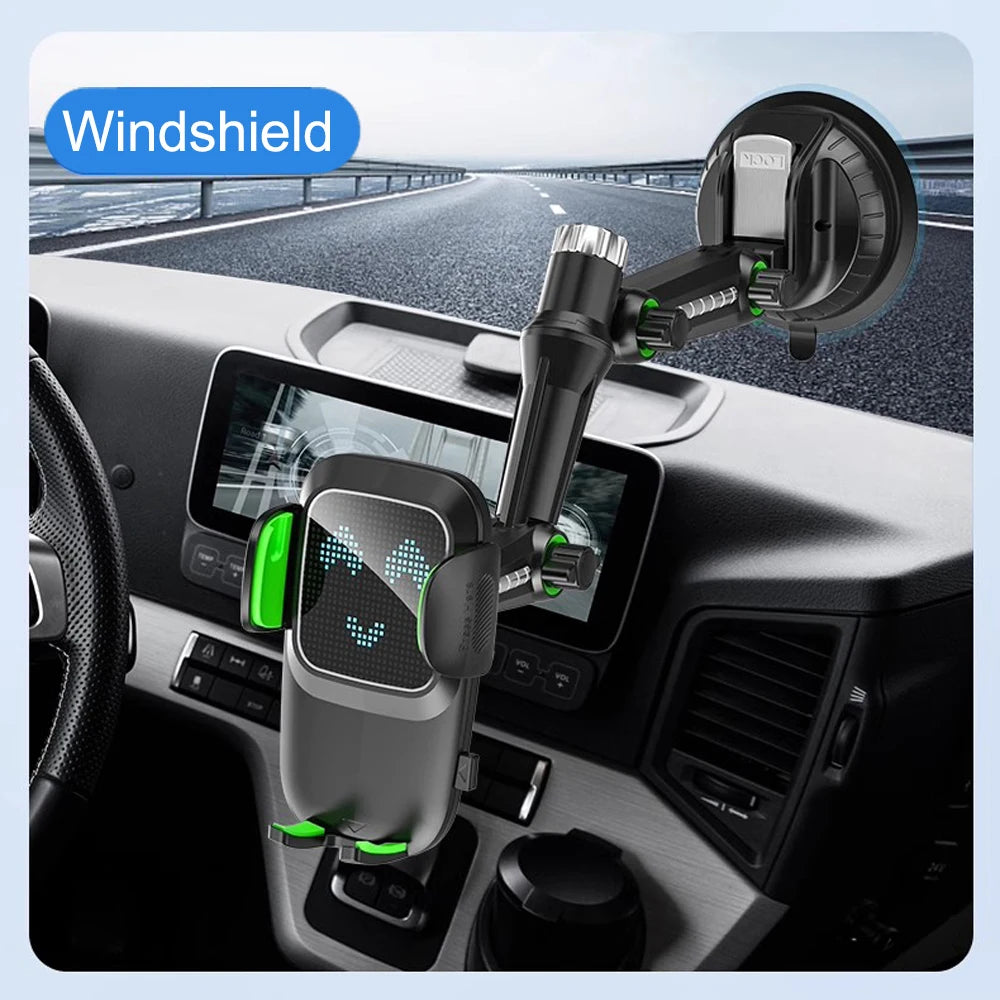 Universal Large Truck Extended Suction Cup Type Car Holder Fixed Shockproof Mobile Phone Stand Big Joint GPS Navigation Holder